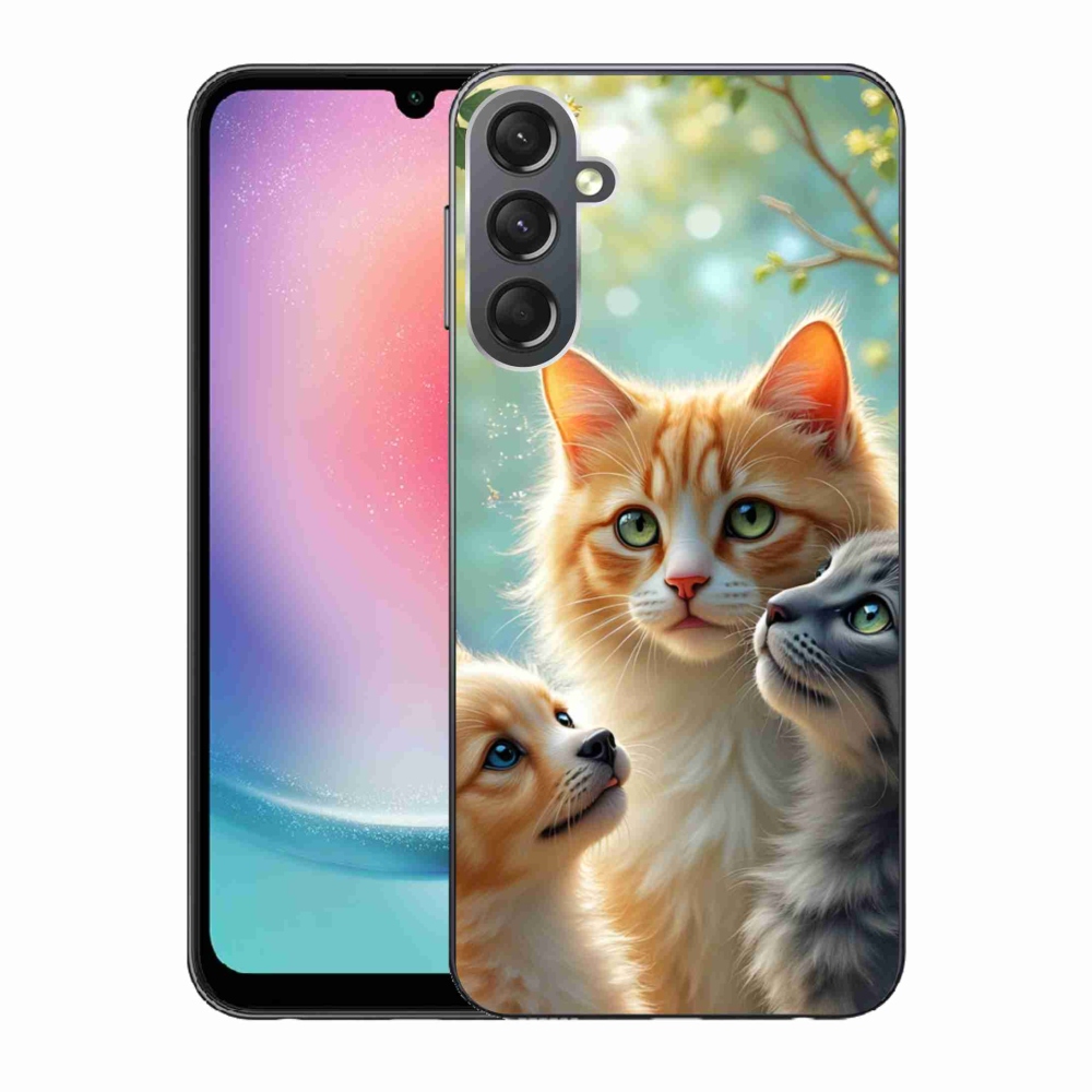 Gél borítás mmCase Samsung Galaxy A24 - állatbarátság 2