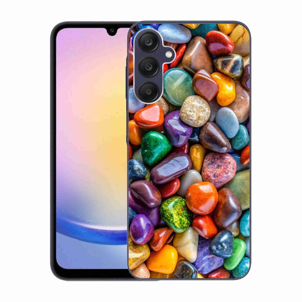 Zselés borítás mmCase Samsung Galaxy A25 5G - színes strasszkövekhez