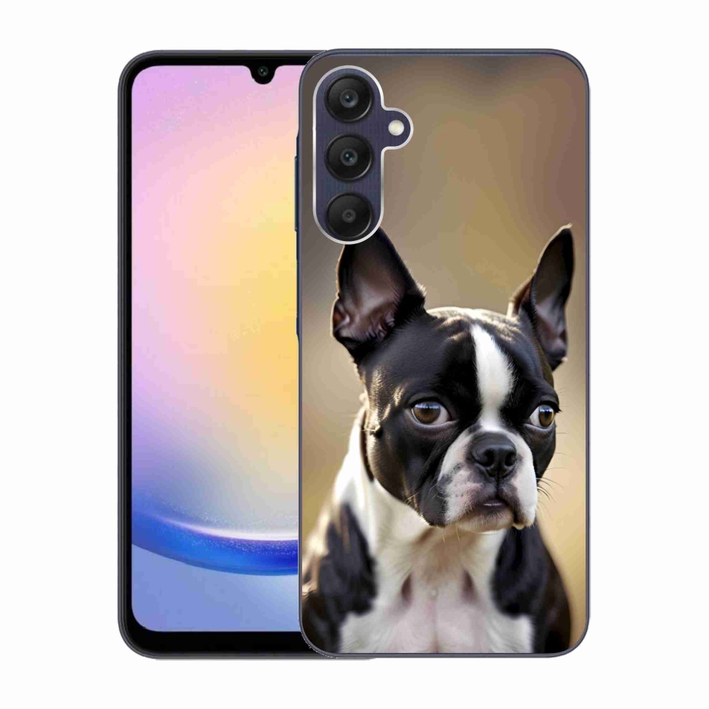 Gél borítás mmCase Samsung Galaxy A25 5G - Boston Terrier