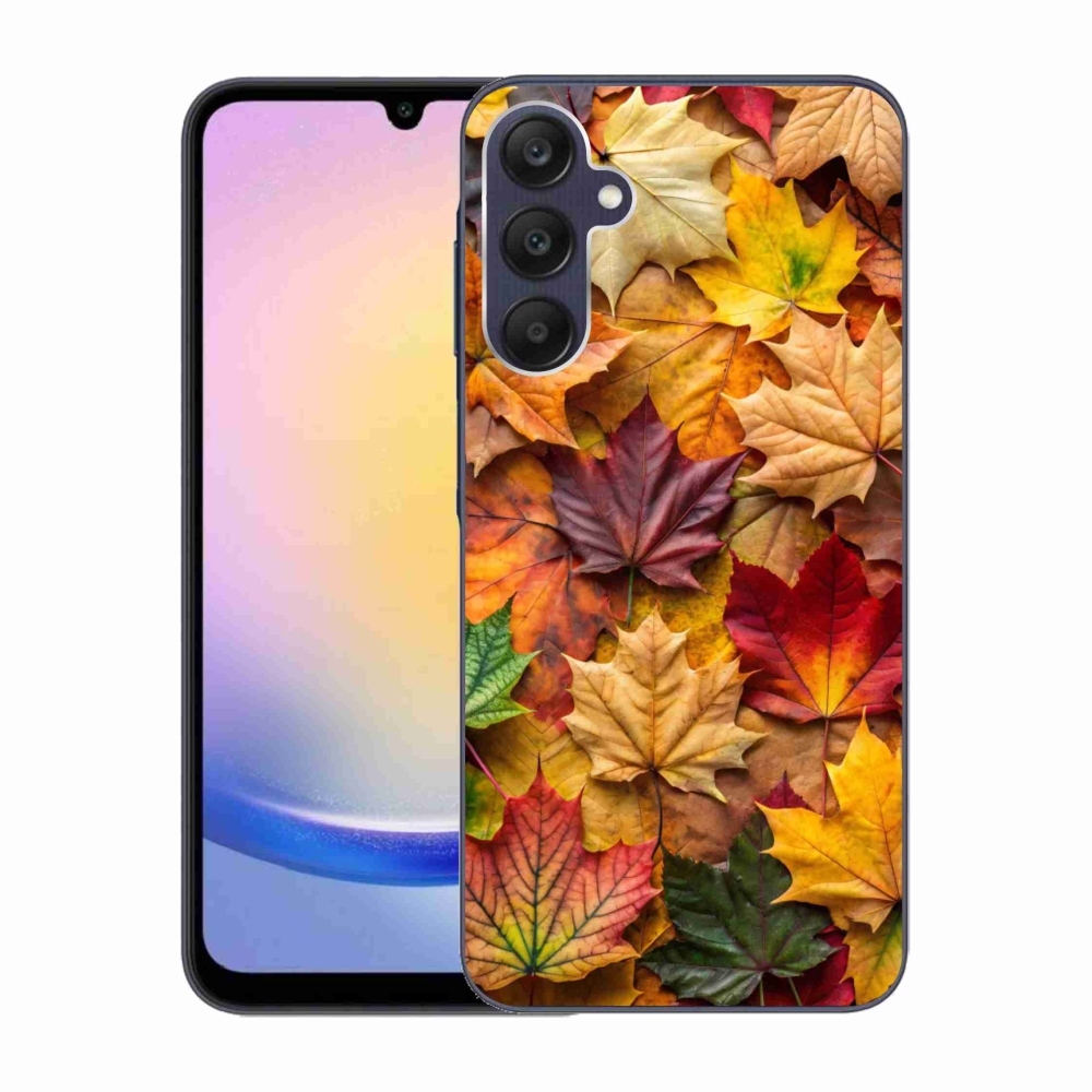 Gél borítás mmCase Samsung Galaxy A25 5G - juharlevelek 2