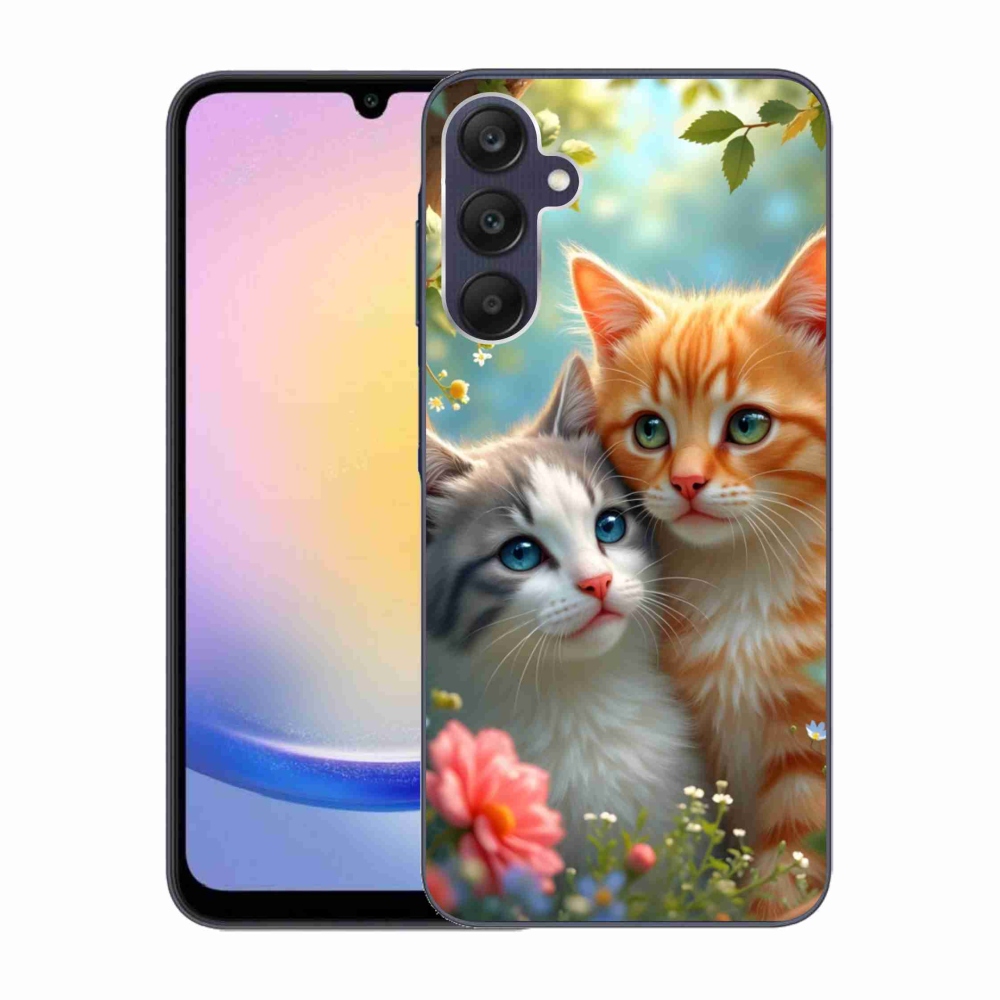 Gél borítás mmCase Samsung Galaxy A25 5G - macskaszerelem 2
