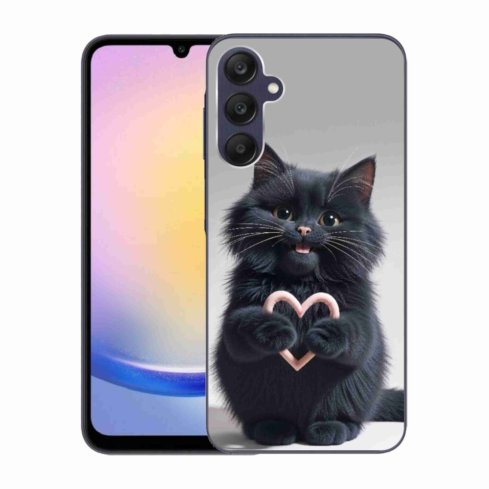 Gél borítás mmCase Samsung Galaxy A25 5G - macskaszerelem 3