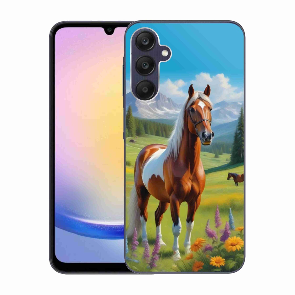 Zselés borítás mmCase Samsung Galaxy A25 5G - ló a réten