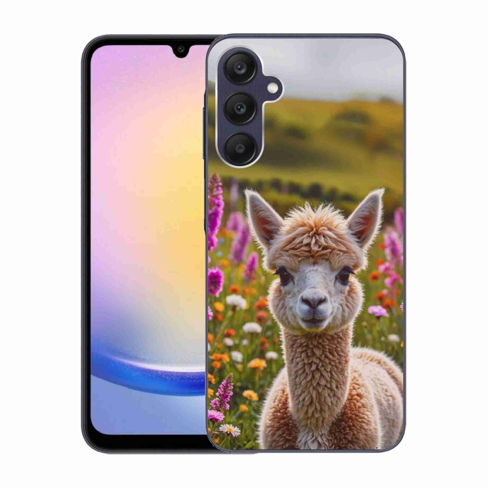Zselés borítás mmCase Samsung Galaxy A25 5G - láma a réten