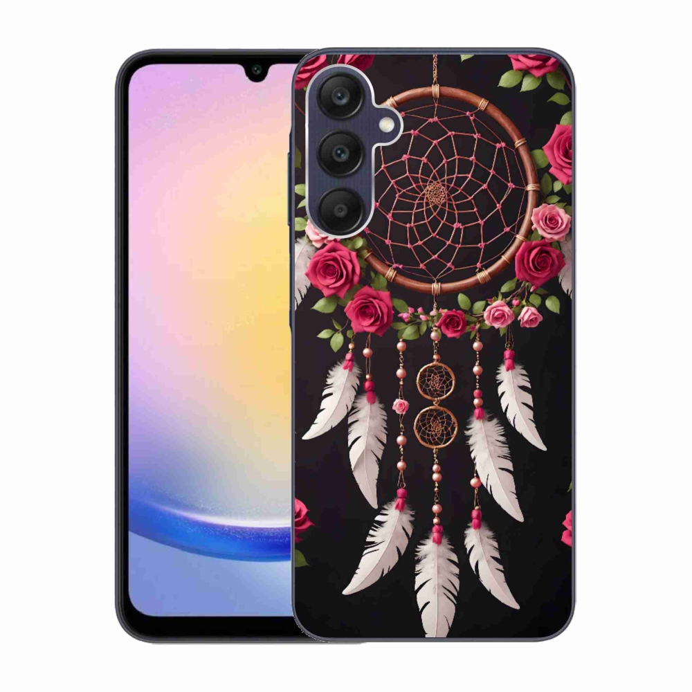 Gél borítás mmCase Samsung Galaxy A25 5G - álomfogó rózsákkal