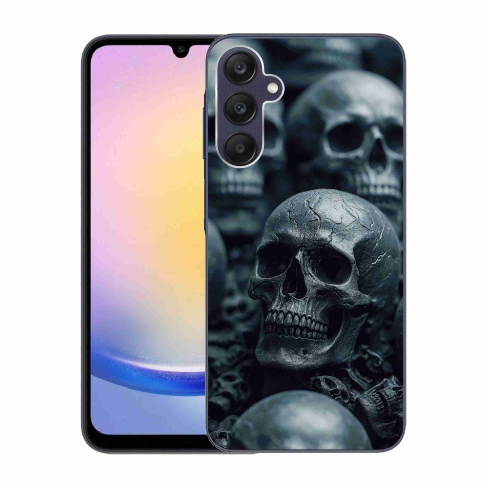 Zselés borítás mmCase Samsung Galaxy A25 5G - koponya 2
