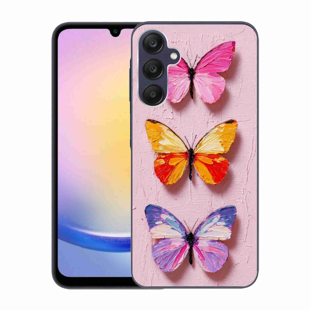 Gél borítás mmCase Samsung Galaxy A25 5G - pillangó szentháromsághoz