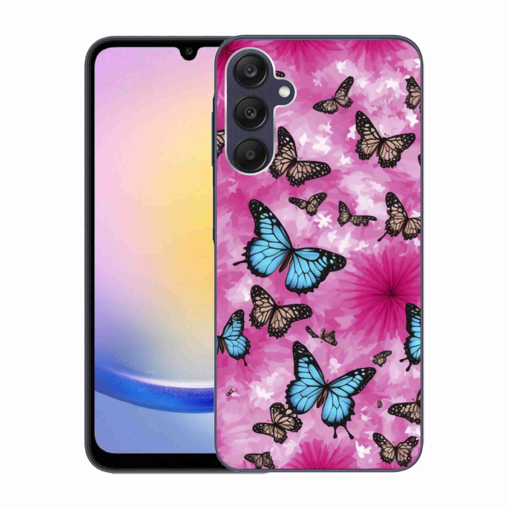 Gél borítás mmCase Samsung Galaxy A25 5G - pillangókert - Samsung Galaxy A25 5G számára