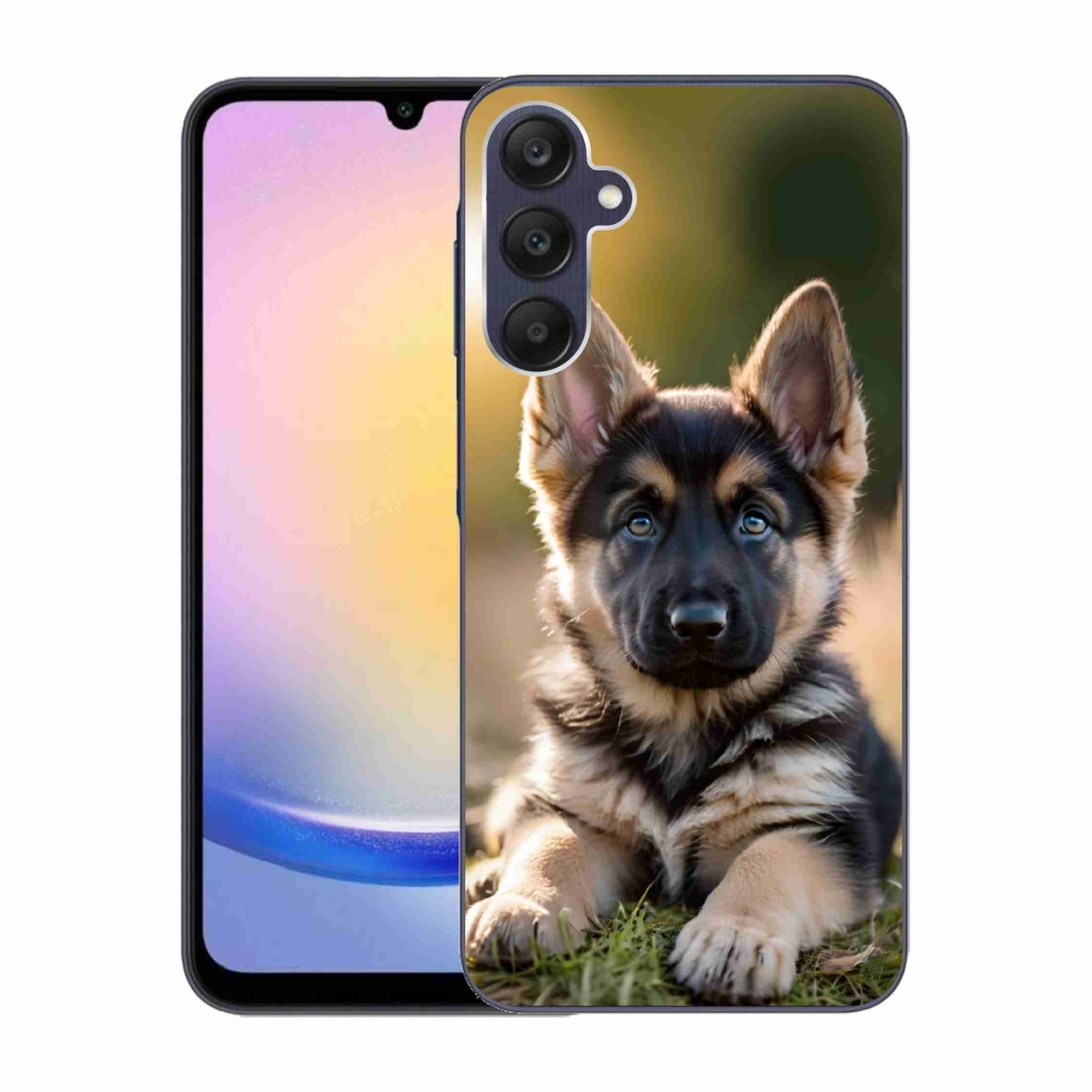 Zselés borítás mmCase Samsung Galaxy A25 5G - Német juhászkutya a természetben