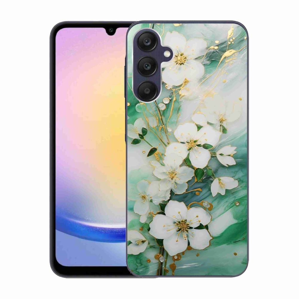 Gél borítás mmCase Samsung Galaxy A25 5G - finom virágok