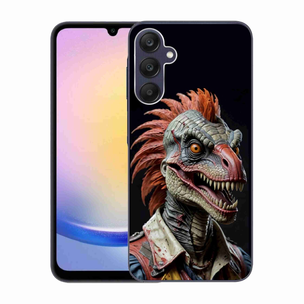 Zselés borítás mmCase Samsung Galaxy A25 5G - punk dinoszauruszhoz