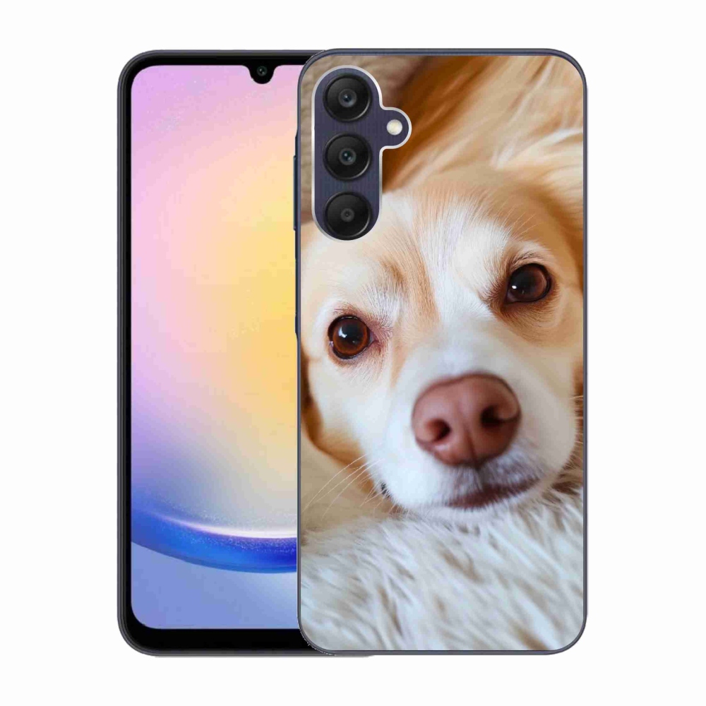 Gél védőhuzat mmCase Samsung Galaxy A25 5G - Aranyos csivava