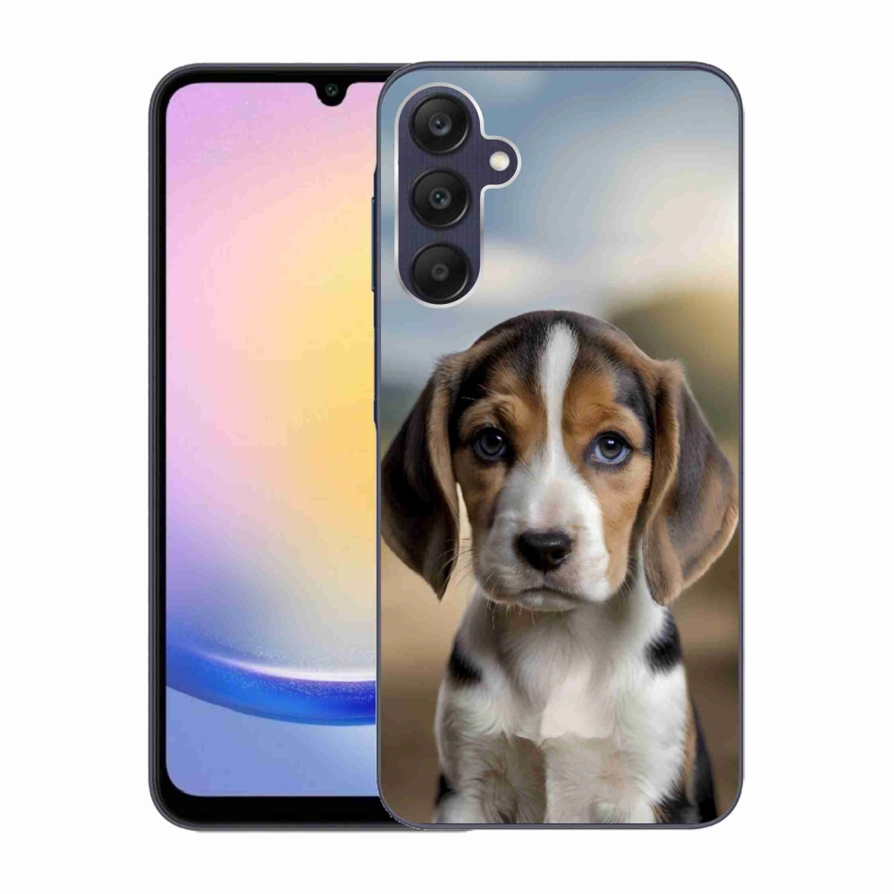 Gél borítás mmCase Samsung Galaxy A25 5G - aranyos beagle - Samsung Galaxy A25 5G számára