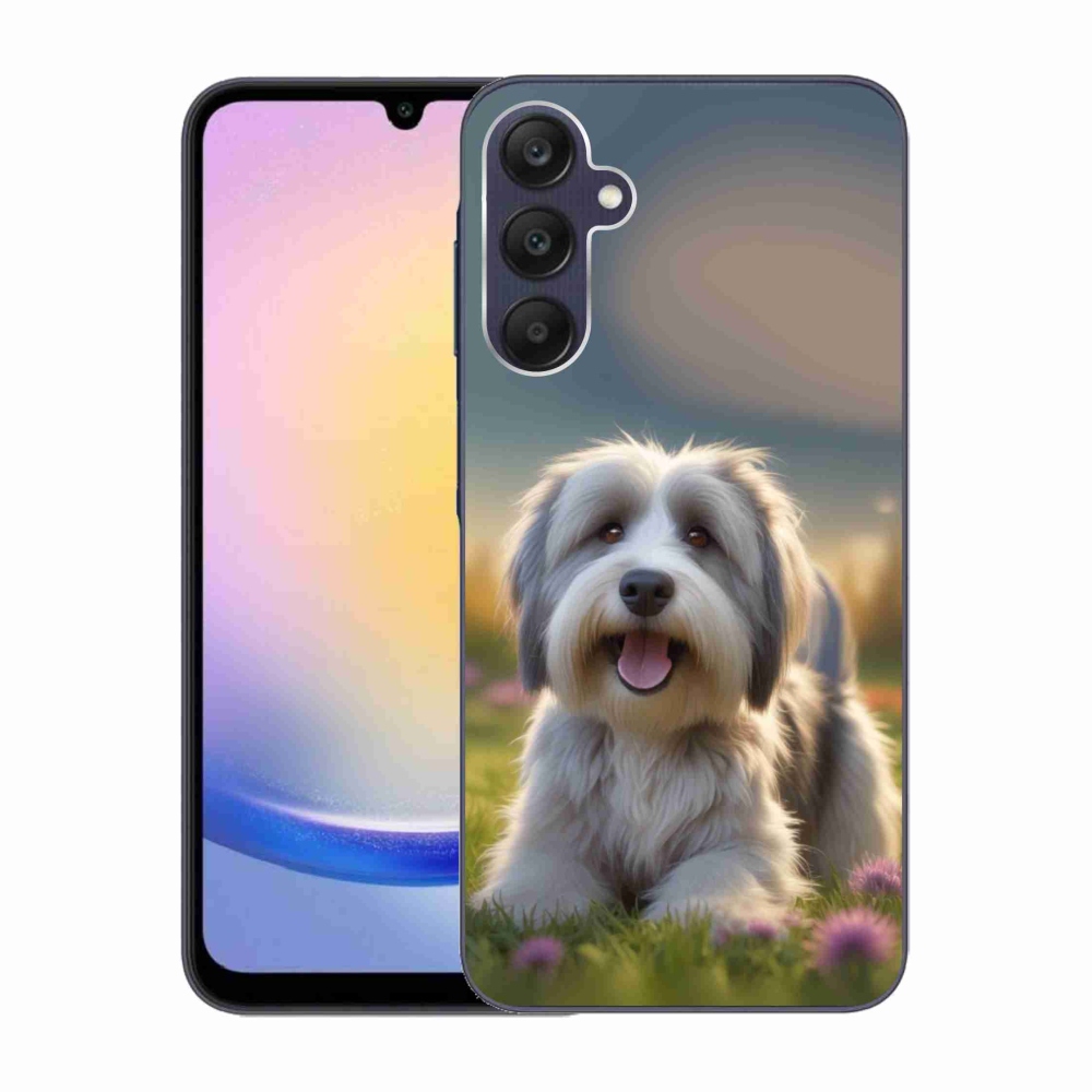 Gél borítás mmCase Samsung Galaxy A25 5G - aranyos Havanna kutya