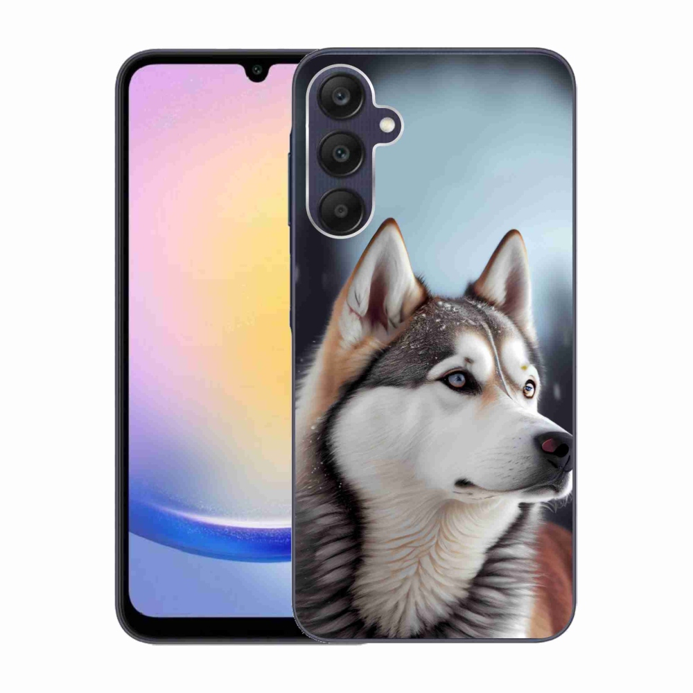 Gél borítás mmCase Samsung Galaxy A25 5G - Szibériai husky - Samsung Galaxy A25 5G számára