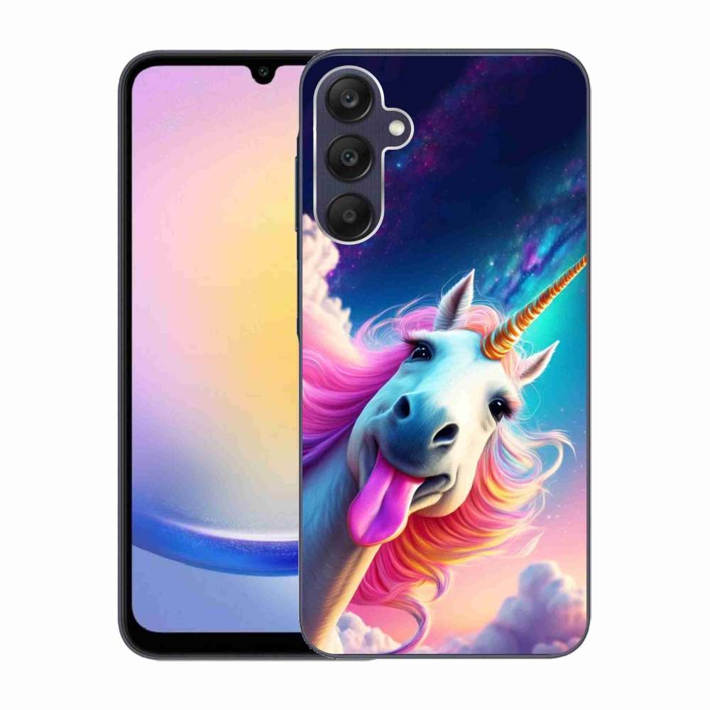 Gél borító mmCase Samsung Galaxy A25 5G - őrült egyszarvúhoz