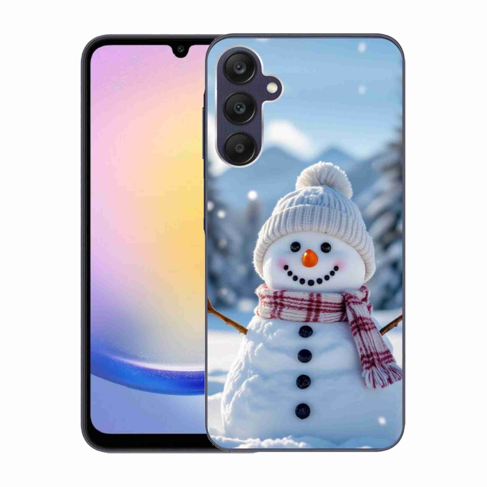 Gél védőhuzat mmCase Samsung Galaxy A25 5G - hóember 3