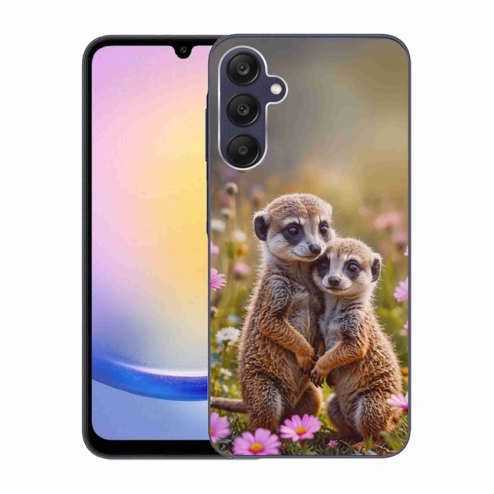 Gél borítás mmCase Samsung Galaxy A25 5G - szurikátás duó számára