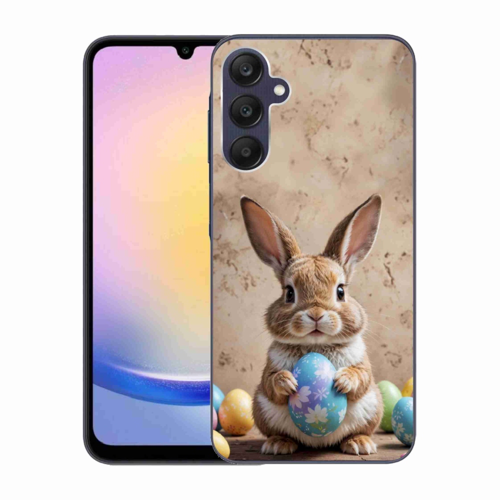 Zselés borítás mmCase Samsung Galaxy A25 5G - Húsvéti nyuszi