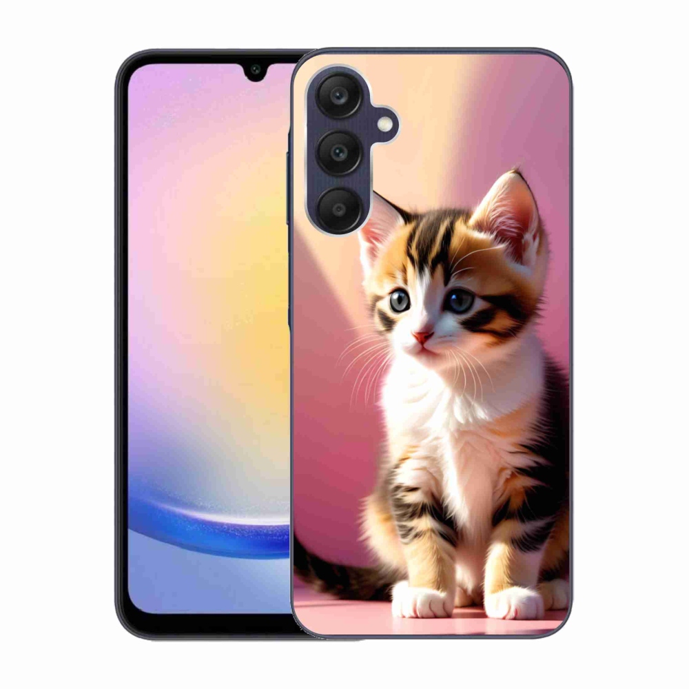 Zselés borítás mmCase Samsung Galaxy A25 5G - kíváncsi cica 2