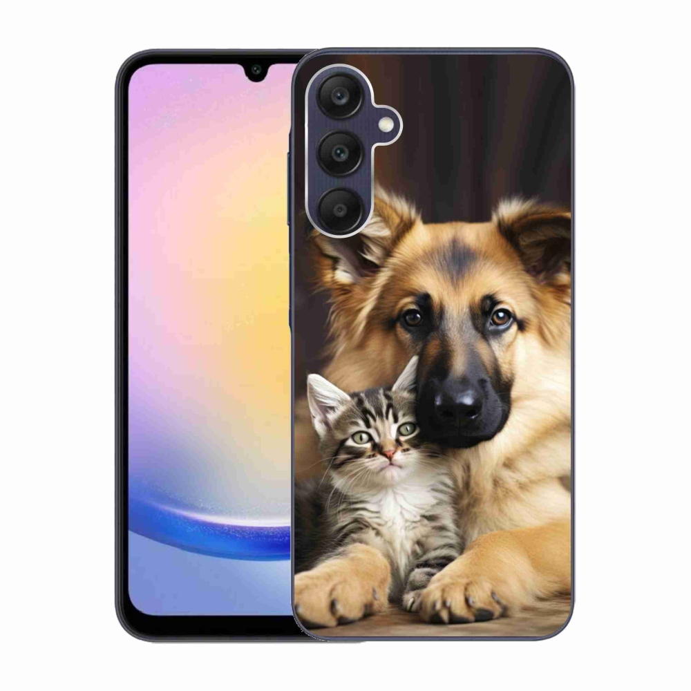 Gél borítás mmCase Samsung Galaxy A25 5G - állatbarátság