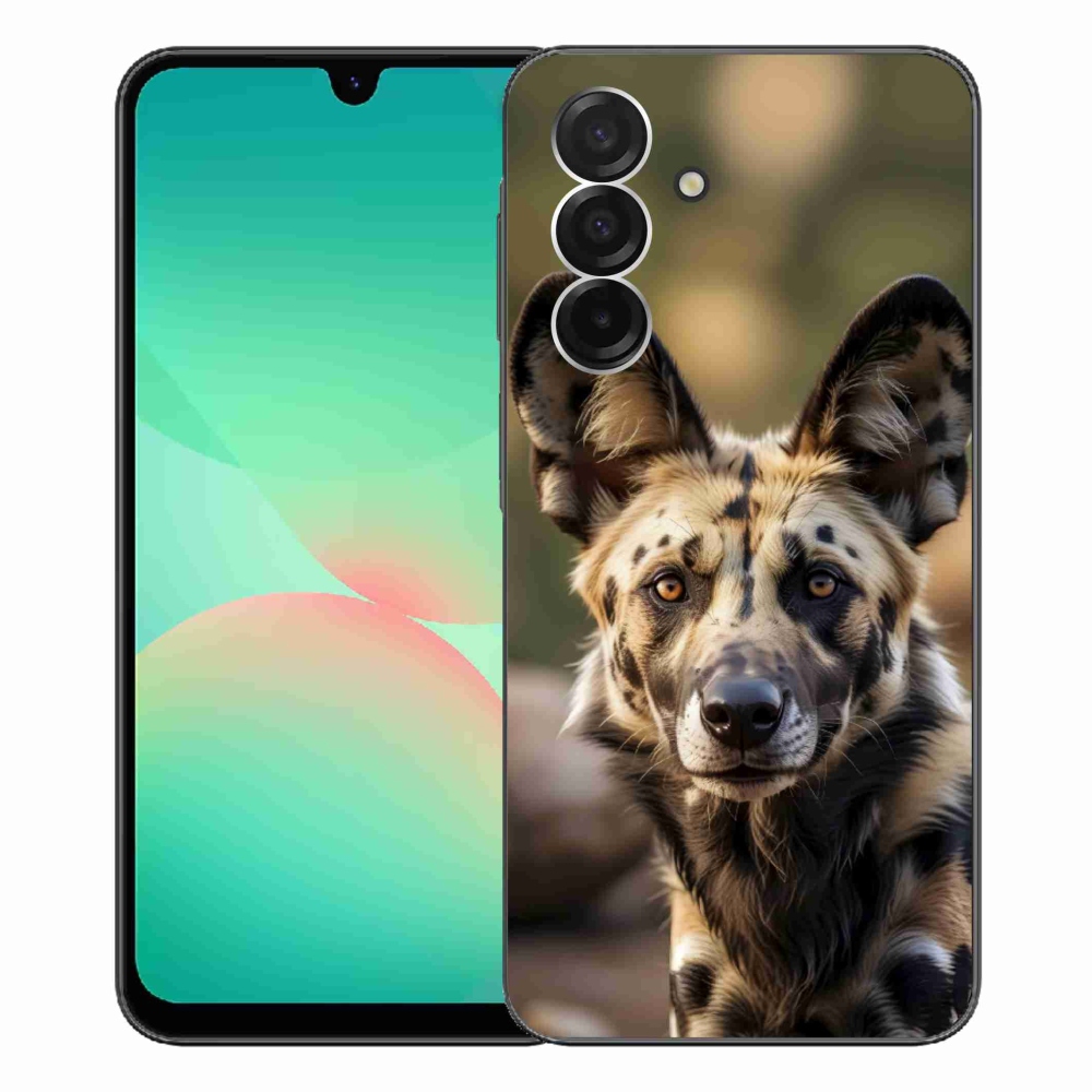 Gél borítás mmCase Samsung Galaxy A26 5G - afrikai vadkutya számára