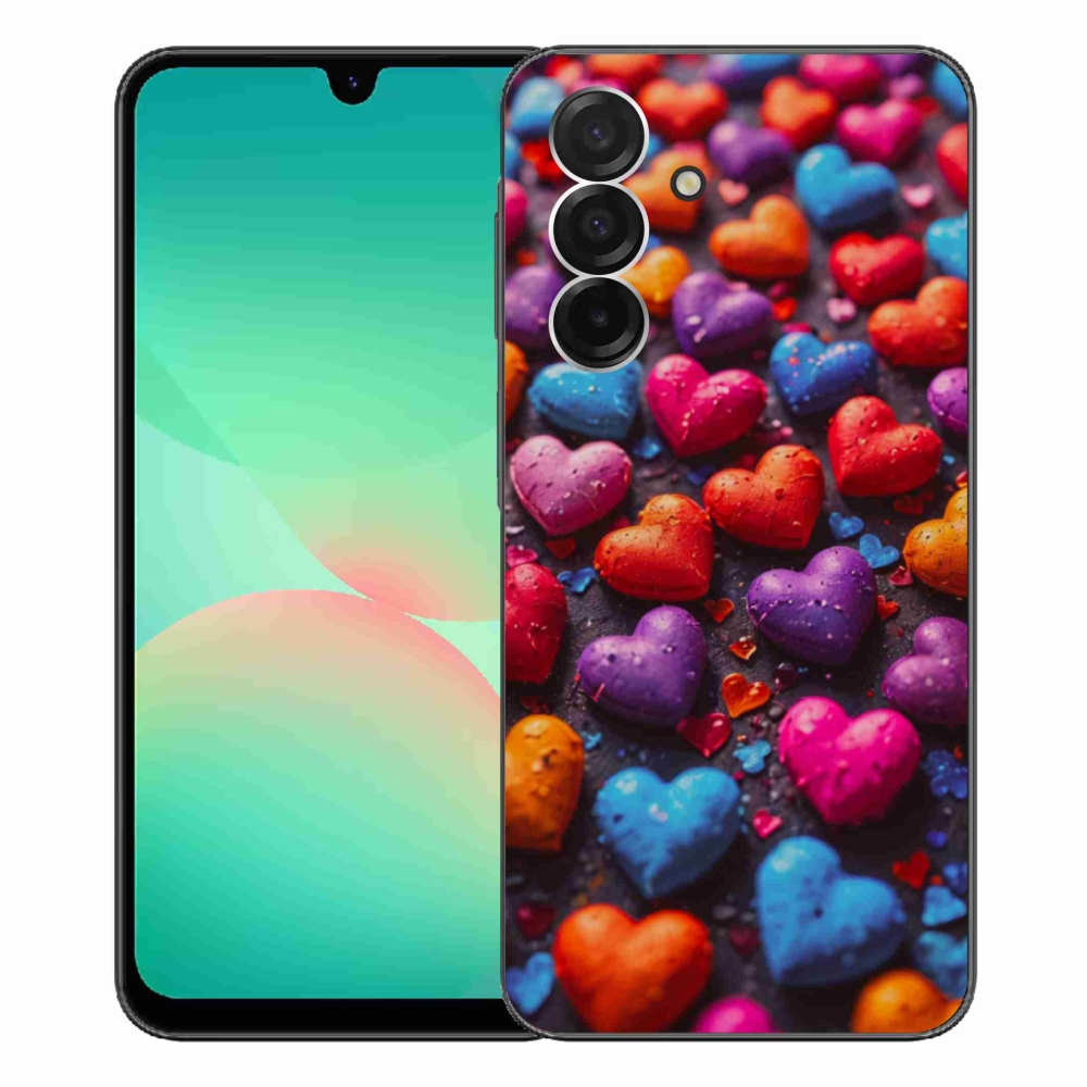 Zselés borítás mmCase Samsung Galaxy A26 5G - színes szív