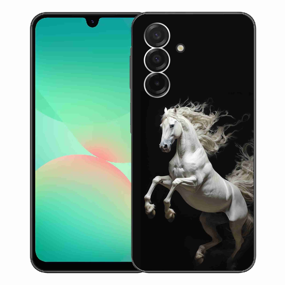 Gél védőhuzat mmCase Samsung Galaxy A26 5G - fehér ló 4