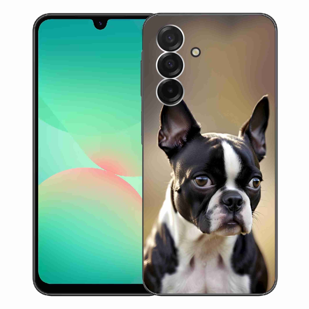 Gél borítás mmCase Samsung Galaxy A26 5G - Boston Terrier