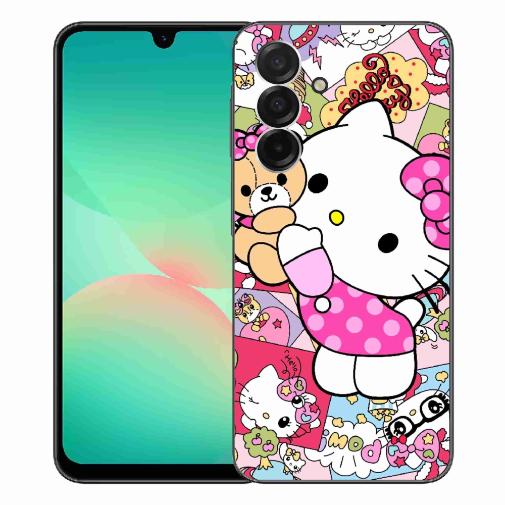 Gél borítás mmCase Samsung Galaxy A26 5G - aranyos cica - Samsung Galaxy A26 5G - cuki cica