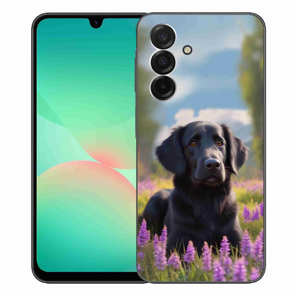 Gél védőhuzat mmCase Samsung Galaxy A26 5G - elegáns fekete retriever