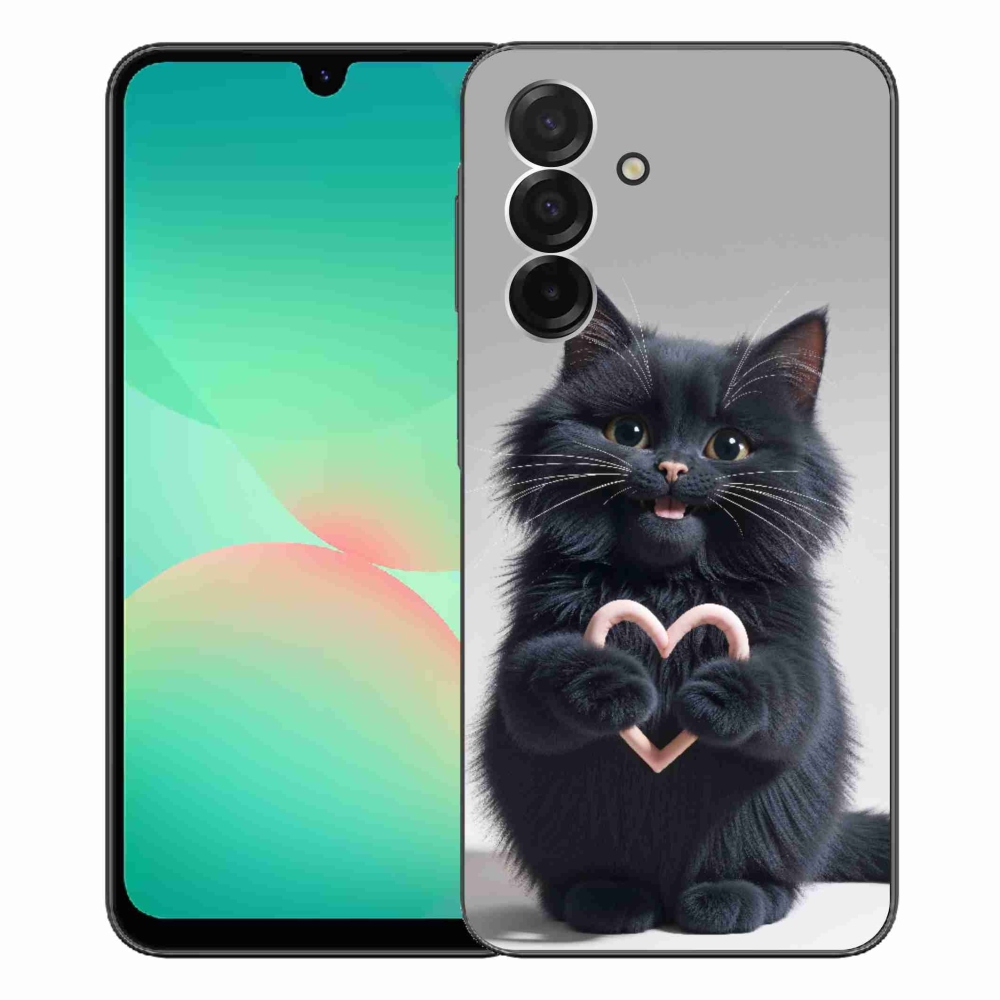 Gél borítás mmCase Samsung Galaxy A26 5G - macskaszerelem 3