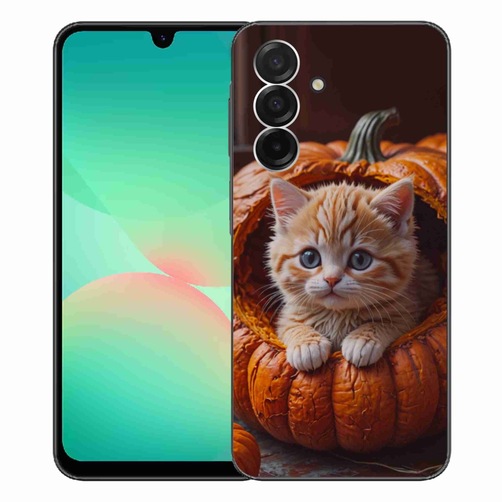 Gél borítás mmCase Samsung Galaxy A26 5G - cica és tök 2