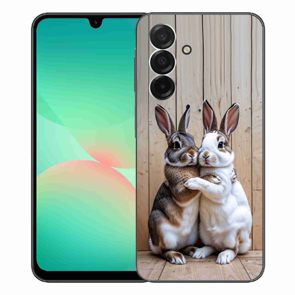 Zselés borítás mmCase Samsung Galaxy A26 5G - nyúl párhoz