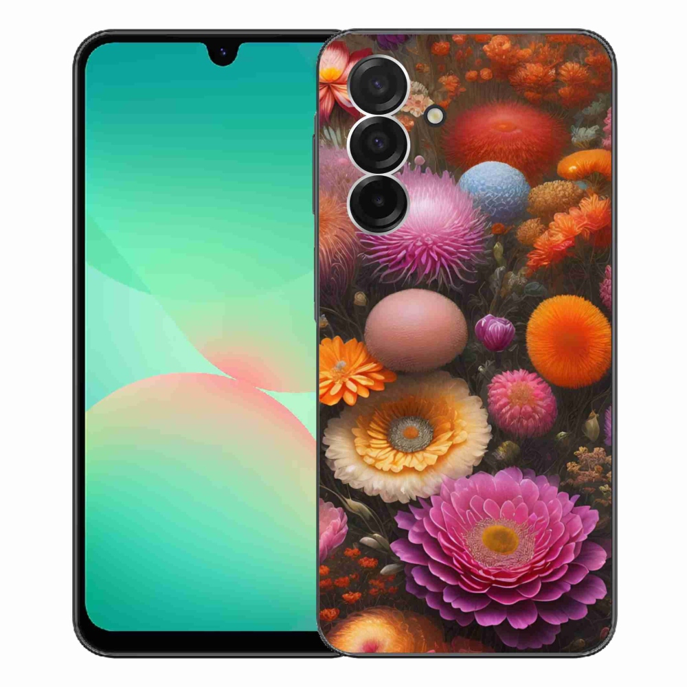 Gél borítás mmCase Samsung Galaxy A26 5G - virágos kompozícióhoz