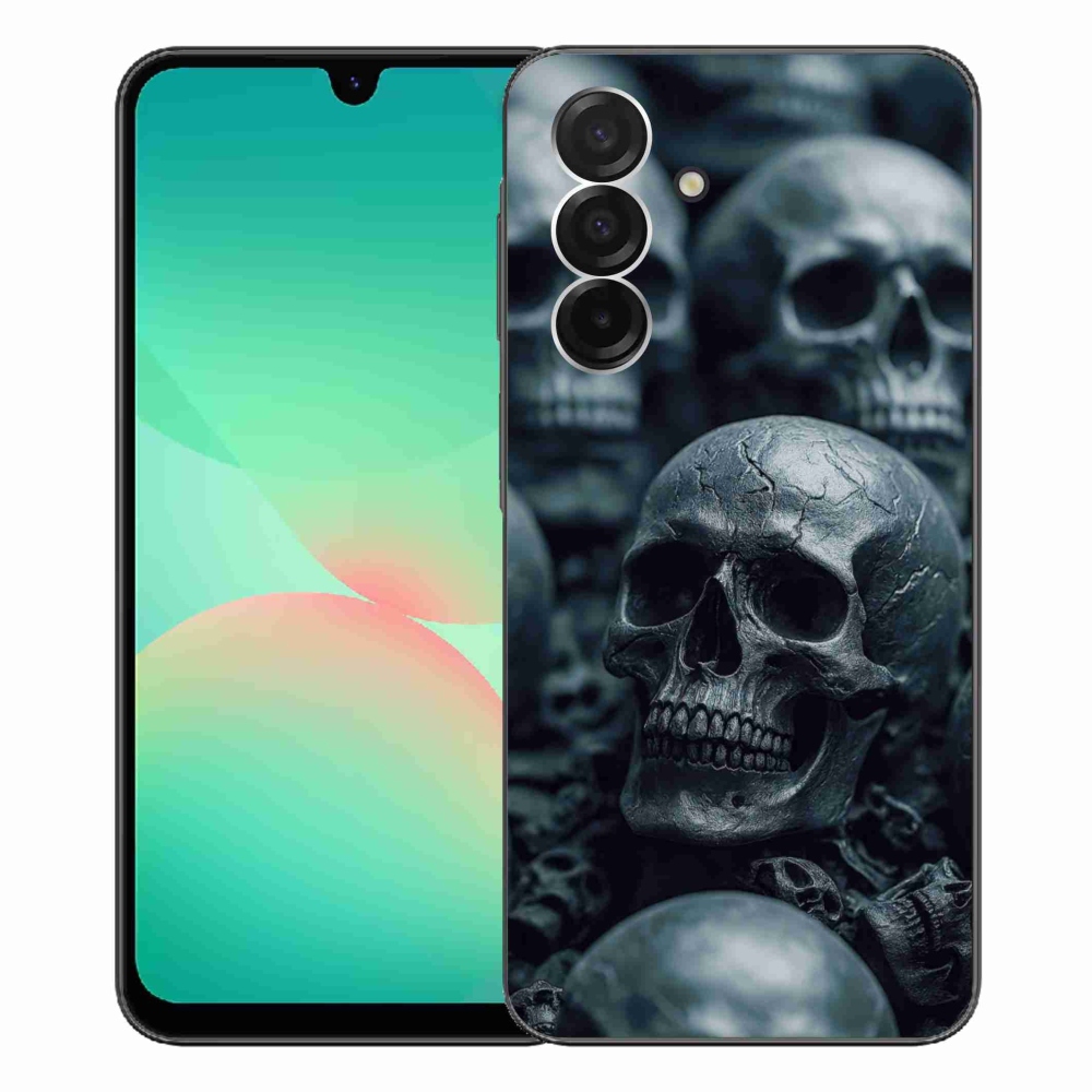 Zselés borítás mmCase a Samsung Galaxy A26 5G készülékhez - koponya 2