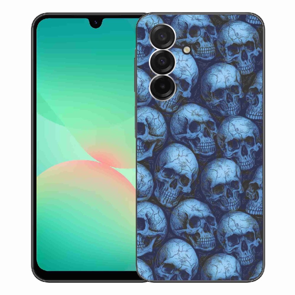 Zselés borítás mmCase Samsung Galaxy A26 5G - koponyákhoz