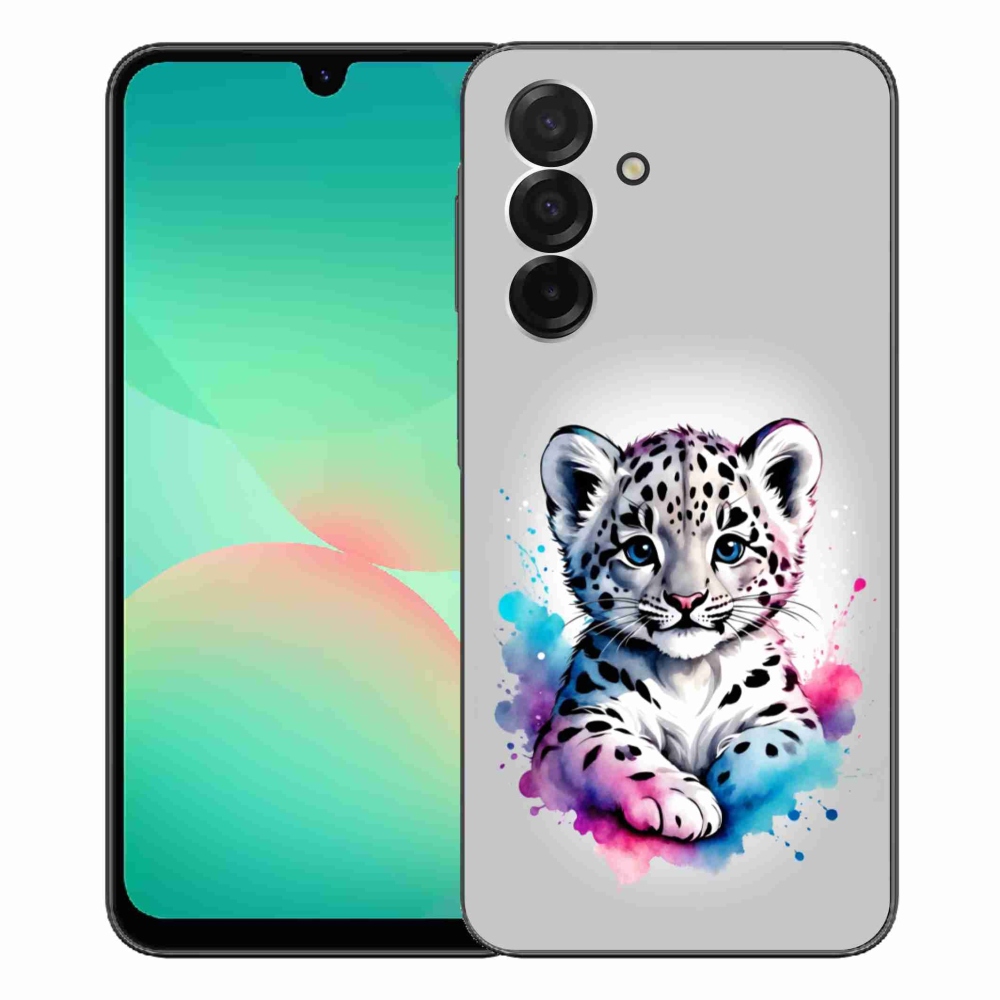 Gél védőhuzat mmCase Samsung Galaxy A26 5G - leopárd kölyökhöz