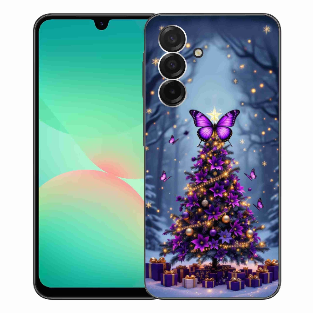 Gél borítás mmCase Samsung Galaxy A26 5G - pillangó karácsonyfa