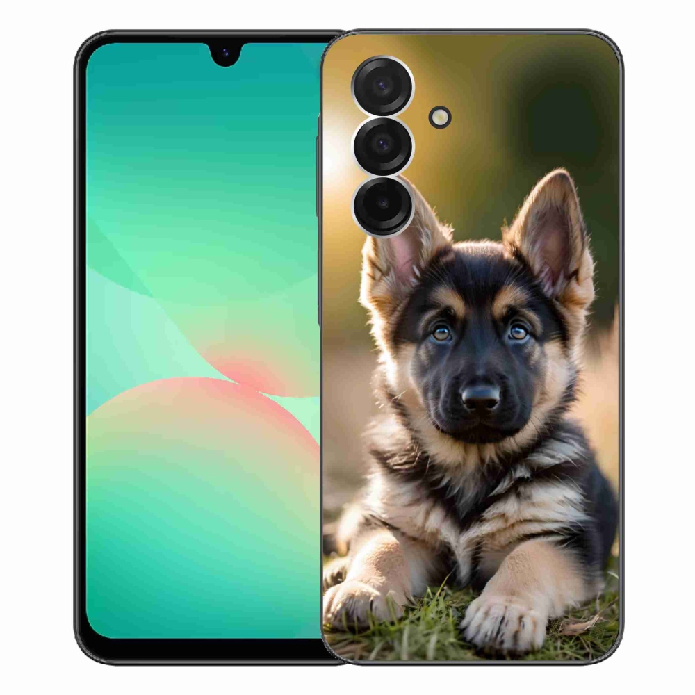Zselés borítás mmCase Samsung Galaxy A26 5G - Német juhászkutya a természetben