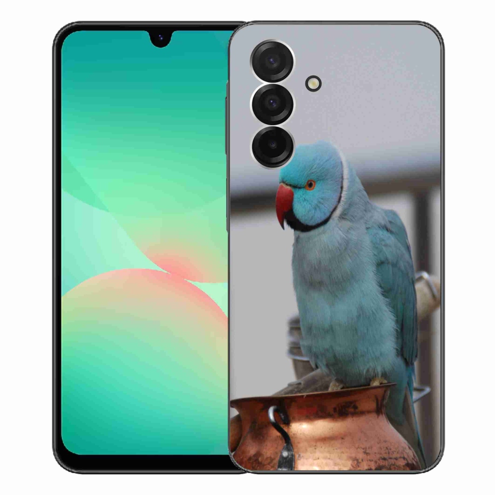 Zselés borítás mmCase Samsung Galaxy A26 5G - papagáj alexander kék