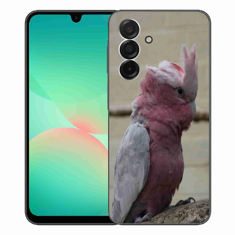 Gél védőhuzat mmCase Samsung Galaxy A26 5G - papagáj kakadu rózsaszínű