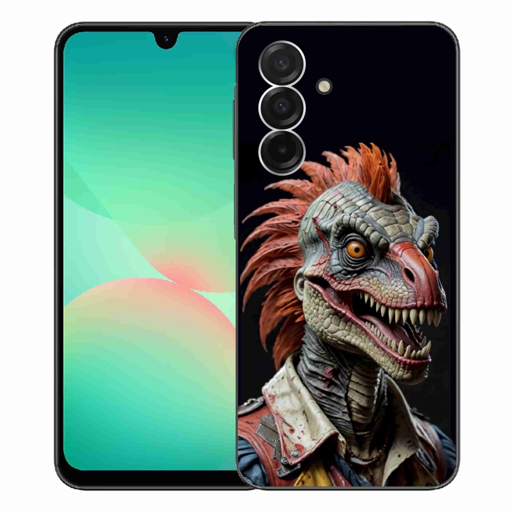 Zselés borítás mmCase Samsung Galaxy A26 5G - punk dinoszauruszhoz