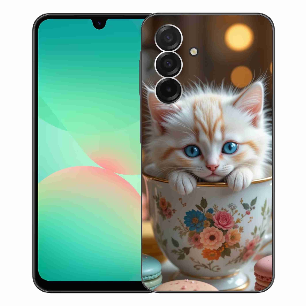 Gél borító mmCase Samsung Galaxy A26 5G - aranyos cica 6