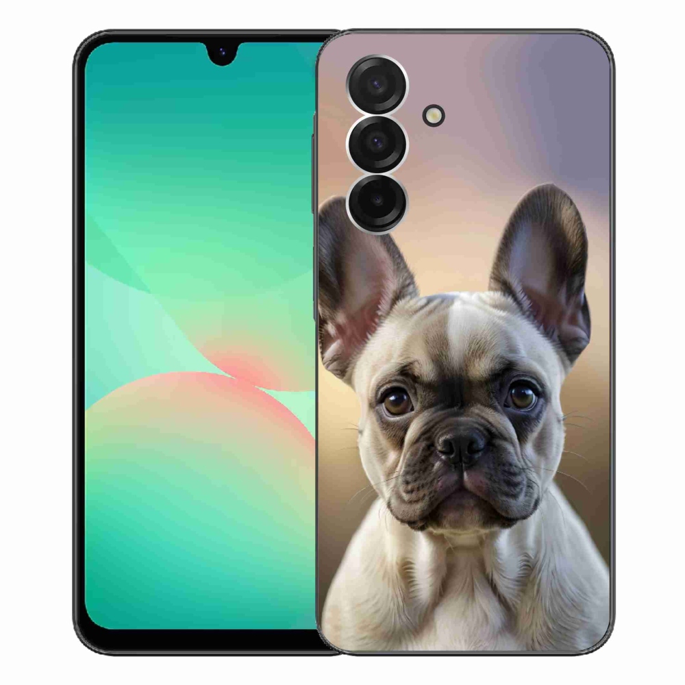 Gél borítás mmCase Samsung Galaxy A26 5G - aranyos francia bulldoghoz