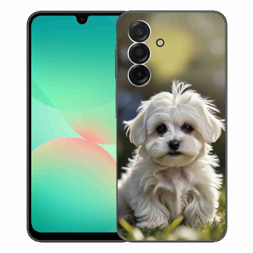 Gél borítás mmCase Samsung Galaxy A26 5G - aranyos máltai kutya