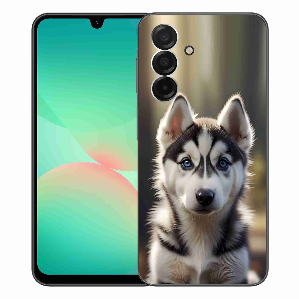 Gél borítás mmCase Samsung Galaxy A26 5G - aranyos szibériai husky - Samsung Galaxy A26 5G számára