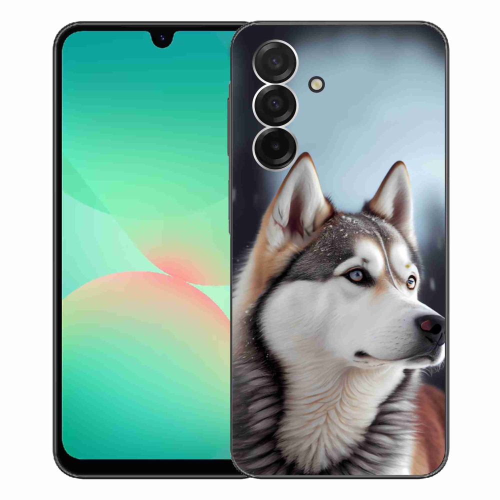 Gél borítás mmCase Samsung Galaxy A26 5G - Szibériai husky - Samsung Galaxy A26 5G számára