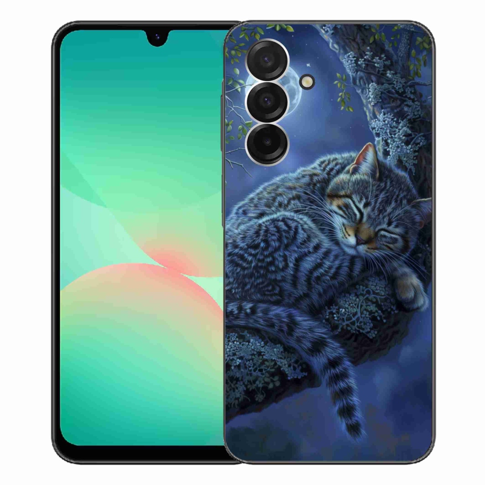 Gél borítás mmCase Samsung Galaxy A26 5G - alvó macska - Samsung Galaxy A26 5G számára
