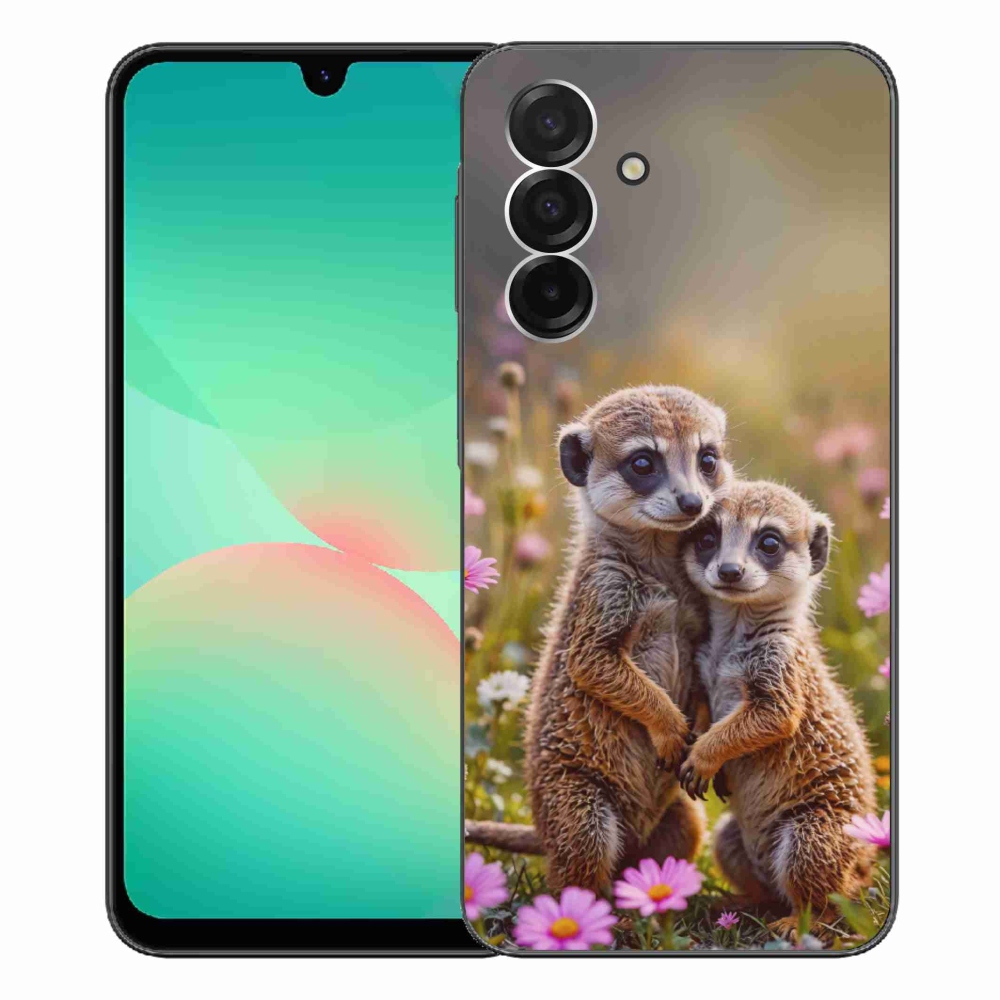 Gél borítás mmCase Samsung Galaxy A26 5G - szurikátás duóhoz
